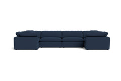 Westover 6pc Sectional Sofa :: Leg Finish: Espresso