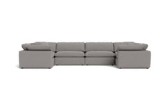 Westover 6pc Sectional Sofa :: Leg Finish: Espresso