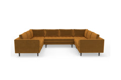 Sadie 5pc Sectional Sofa :: Leg Finish: Espresso
