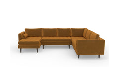 Sadie 4pc Sectional Sofa :: Leg Finish: Espresso / Configuration: LAF - Chaise on the Left