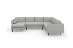 Sadie 4pc Sectional Sofa :: Leg Finish: Espresso / Configuration: LAF - Chaise on the Left