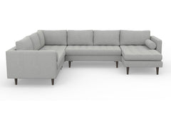 Sadie 4pc Sectional Sofa :: Leg Finish: Espresso / Configuration: RAF - Chaise on the Right