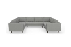 Sadie 5pc Sectional Sofa :: Leg Finish: Espresso