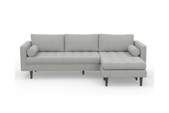 Sadie Reversible Chaise Sofa :: Leg Finish: Espresso