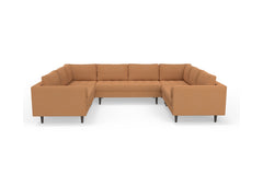 Sadie 5pc Sectional Sofa :: Leg Finish: Espresso
