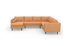 Sadie 4pc Sectional Sofa :: Leg Finish: Espresso / Configuration: LAF - Chaise on the Left