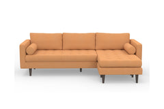 Sadie Reversible Chaise Sofa :: Leg Finish: Espresso