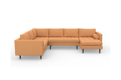 Sadie 4pc Sectional Sofa :: Leg Finish: Espresso / Configuration: RAF - Chaise on the Right