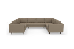 Sadie 5pc Sectional Sofa :: Leg Finish: Espresso
