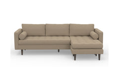 Sadie Reversible Chaise Sofa :: Leg Finish: Espresso