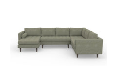Sadie 4pc Sectional Sofa :: Leg Finish: Espresso / Configuration: LAF - Chaise on the Left