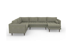 Sadie 4pc Sectional Sofa :: Leg Finish: Espresso / Configuration: RAF - Chaise on the Right