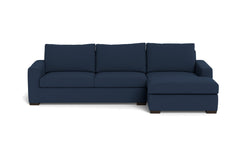 Maverick 2pc Sectional Sofa :: Leg Finish: Espresso / Configuration: RAF - Chaise on the Right