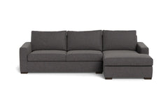 Maverick 2pc Sectional Sofa :: Leg Finish: Espresso / Configuration: RAF - Chaise on the Right