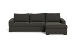 Maverick 2pc Sectional Sofa :: Leg Finish: Espresso / Configuration: RAF - Chaise on the Right
