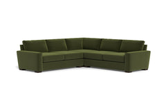 Maverick 3pc Sectional Sofa :: Leg Finish: Espresso