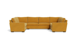 Maverick 5pc Sectional Sofa :: Leg Finish: Espresso