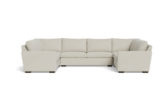 Maverick 5pc Sectional Sofa :: Leg Finish: Espresso