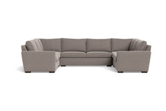 Maverick 5pc Sectional Sofa :: Leg Finish: Espresso