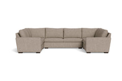Maverick 5pc Sectional Sofa :: Leg Finish: Espresso