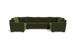 Maverick 5pc Sectional Sofa :: Leg Finish: Espresso