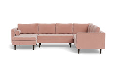 Sadie 4pc Sectional Sofa :: Leg Finish: Espresso / Configuration: LAF - Chaise on the Left