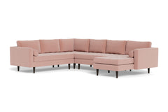 Sadie 4pc Sectional Sofa :: Leg Finish: Espresso / Configuration: RAF - Chaise on the Right