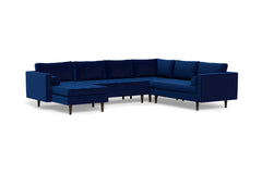 Sadie 4pc Sectional Sofa :: Leg Finish: Espresso / Configuration: LAF - Chaise on the Left