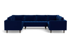 Sadie 5pc Sectional Sofa :: Leg Finish: Espresso