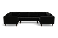 Sadie 5pc Sectional Sofa :: Leg Finish: Espresso