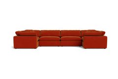 Westover 6pc Sectional Sofa :: Leg Finish: Espresso