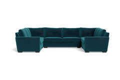 Maverick 5pc Sectional Sofa :: Leg Finish: Espresso