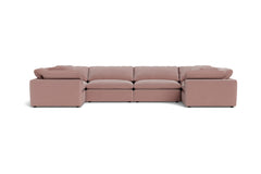 Westover 6pc Sectional Sofa :: Leg Finish: Espresso
