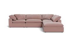 Westover 5pc Sectional Sofa W/ Ottoman :: Leg Finish: Espresso