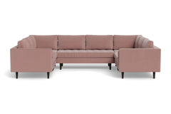 Sadie 5pc Sectional Sofa :: Leg Finish: Espresso