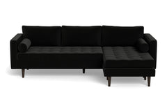 Sadie Reversible Chaise Sofa :: Leg Finish: Espresso