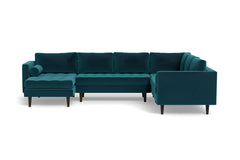Sadie 4pc Sectional Sofa :: Leg Finish: Espresso / Configuration: LAF - Chaise on the Left