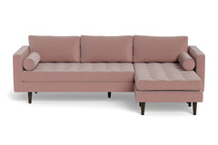 Sadie Reversible Chaise Sofa :: Leg Finish: Espresso