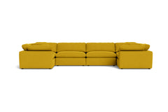 Westover 6pc Sectional Sofa :: Leg Finish: Espresso