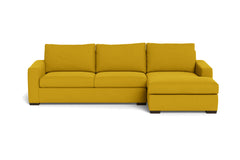Maverick 2pc Sectional Sofa :: Leg Finish: Espresso / Configuration: RAF - Chaise on the Right
