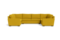 Maverick 5pc Sectional Sofa :: Leg Finish: Espresso