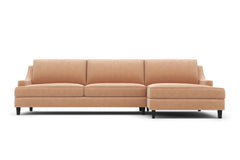 Soto 2pc Sectional Sofa :: Leg Finish: Espresso / Configuration: RAF - Chaise on the Right