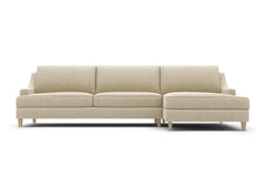 Soto 2pc Sectional Sofa :: Leg Finish: Weathered Oak / Configuration: RAF - Chaise on the Right