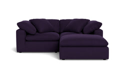 Westover 3pc Sectional Sofa W/ Ottoman :: Leg Finish: Espresso