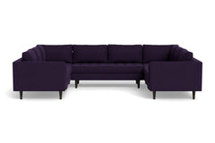 Sadie 5pc Sectional Sofa :: Leg Finish: Espresso