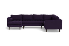 Sadie 4pc Sectional Sofa :: Leg Finish: Espresso / Configuration: LAF - Chaise on the Left
