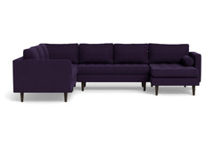 Sadie 4pc Sectional Sofa :: Leg Finish: Espresso / Configuration: RAF - Chaise on the Right