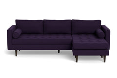 Sadie Reversible Chaise Sofa :: Leg Finish: Espresso