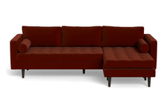 Sadie Reversible Chaise Sofa :: Leg Finish: Espresso