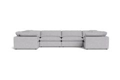Westover 6pc Sectional Sofa :: Leg Finish: Espresso
